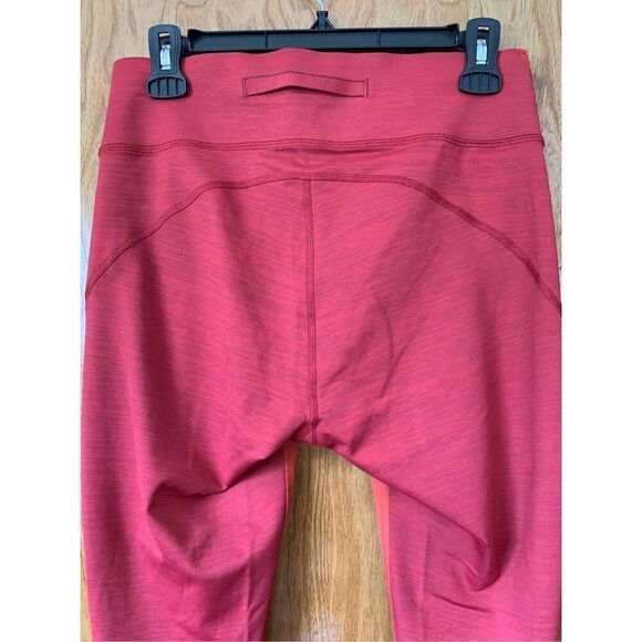 Outdoor Voices TechSweat 7/8 Zoom Leggings Orange Multi‎ Size L - Picture 8 of 12